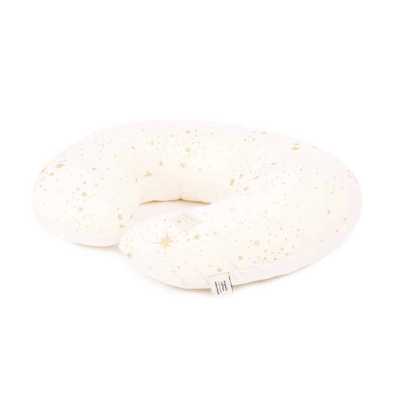 nobodinoz Nursing Pillow Sunrise Gold Stella/Natural