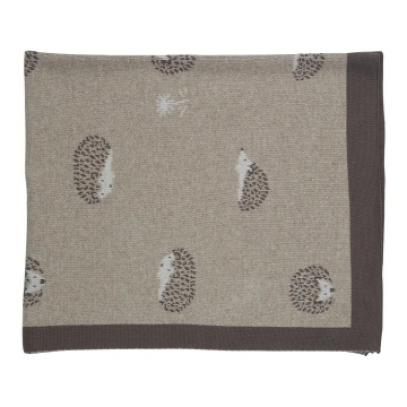 Quax Knitted Blanket - Hedgehog - 65x80cm