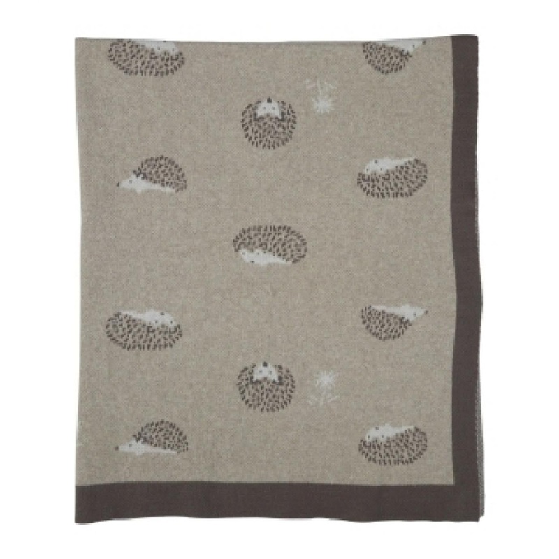 Quax Knitted Blanket - Hedgehog - 80x100cm