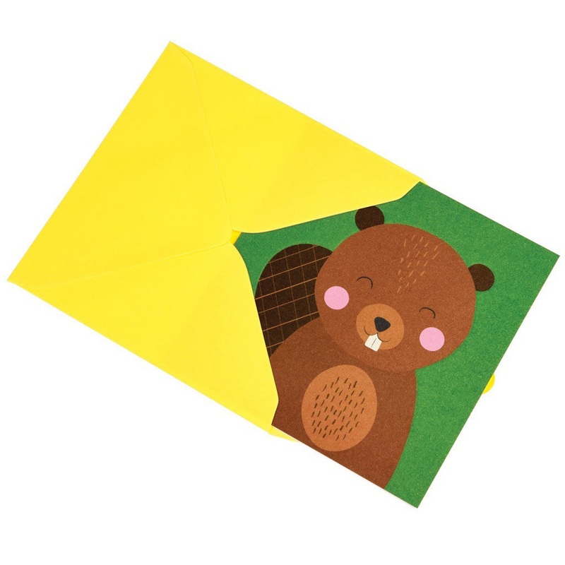 Rex Beaver Animal Friend Card