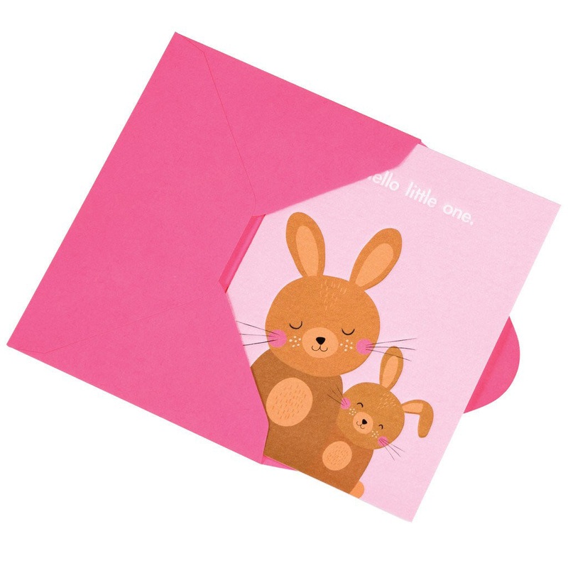 Rex Hello Little One Bunny Card
