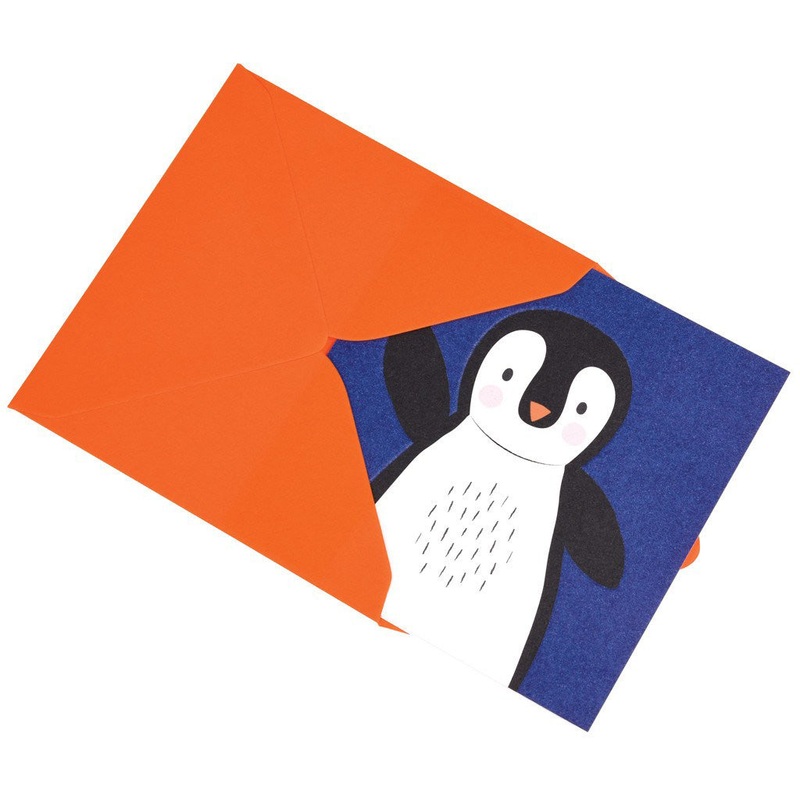 Rex Penguin Animal Friend Card