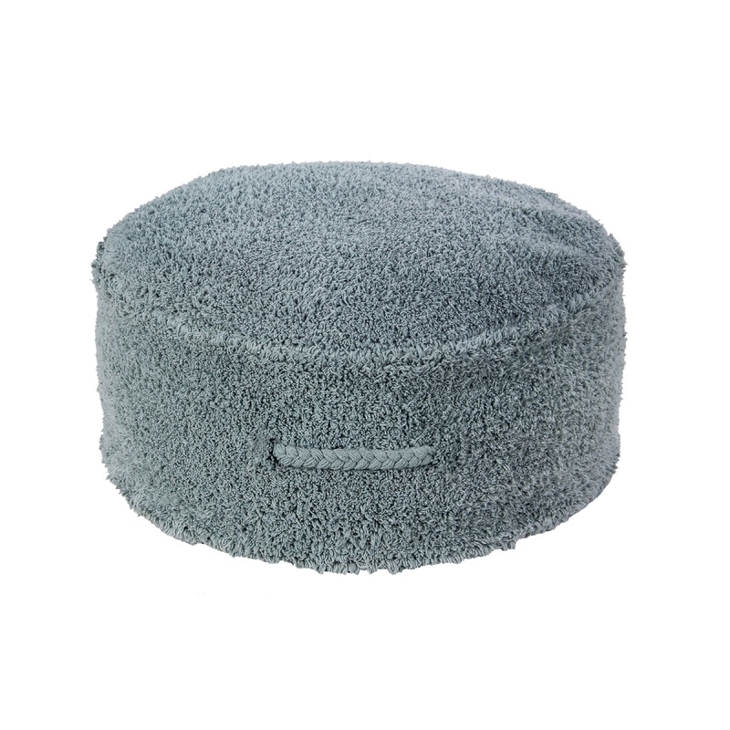 Lorena Canals Pyjama Party Chill Vintage Blue Machine Washable Pouffe