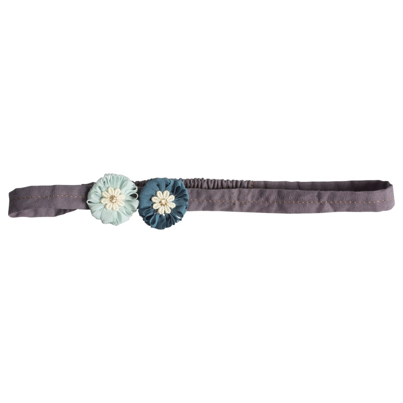 Maileg Hairband Mini Flower Aqua