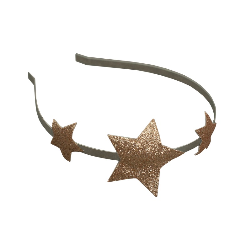 Numero 74 Glitter Star Headband Gold