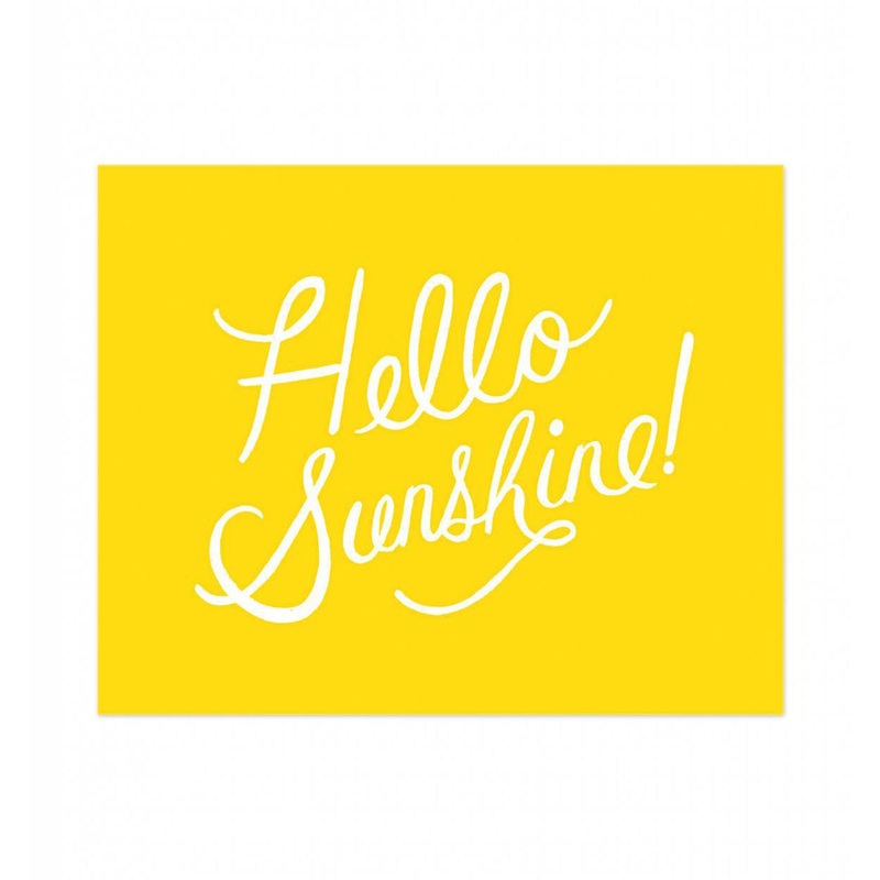 Rifle Paper Co Hello Sunshine Art Print