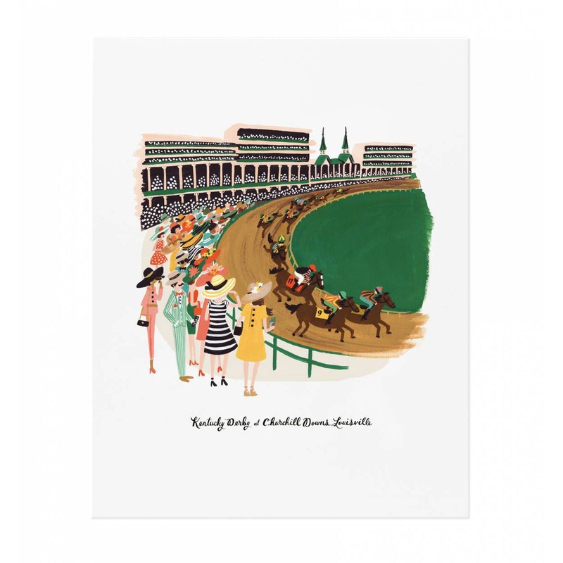 Rifle Paper Co Kentucky Derby Art Print