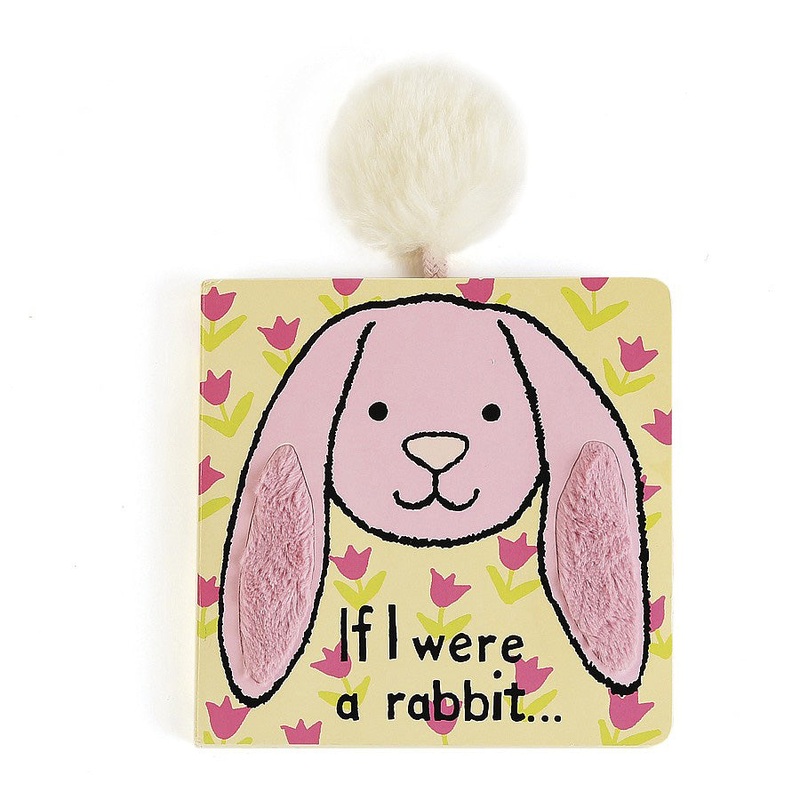 Jellycat If I Were A Rabbit Board Book Pink