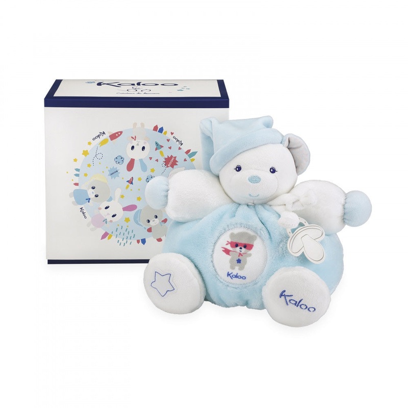 Kaloo Chubby Bear Aqua Medium 25cm