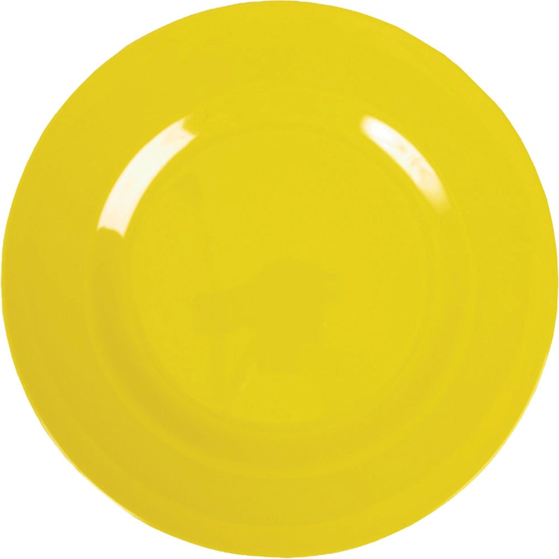 Rice DK Round Side Plate Yellow