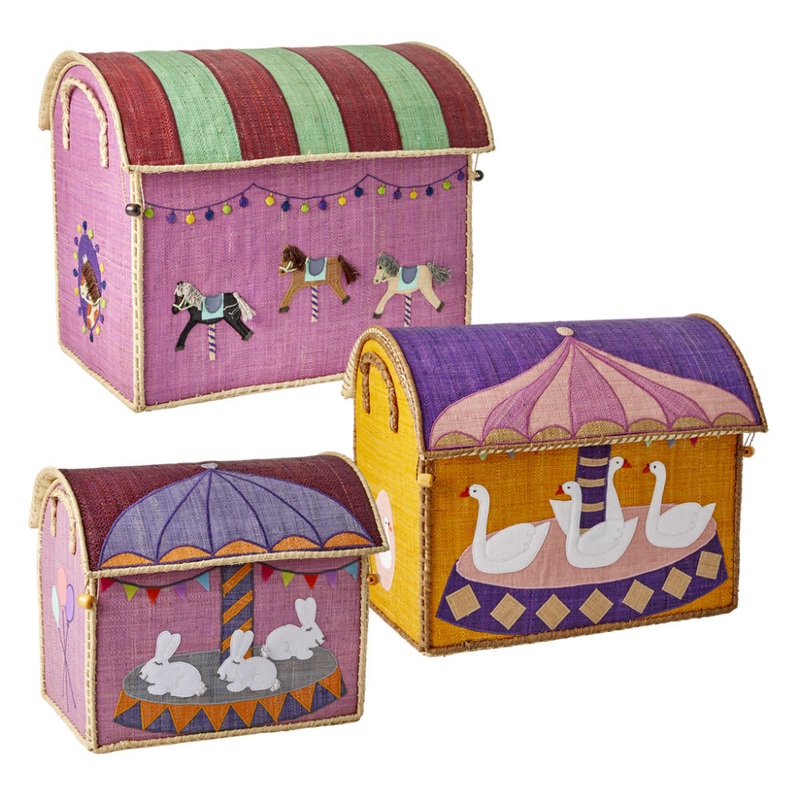 Rice DK Toy Basket Carousel Theme