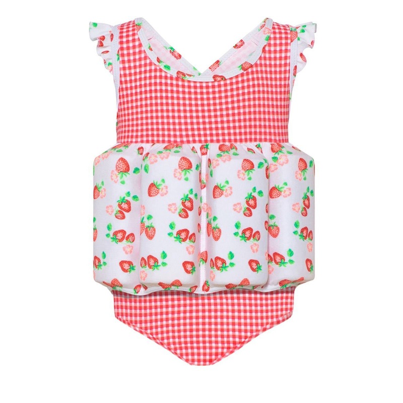 Sunuva Girls Floatsuit Red/White