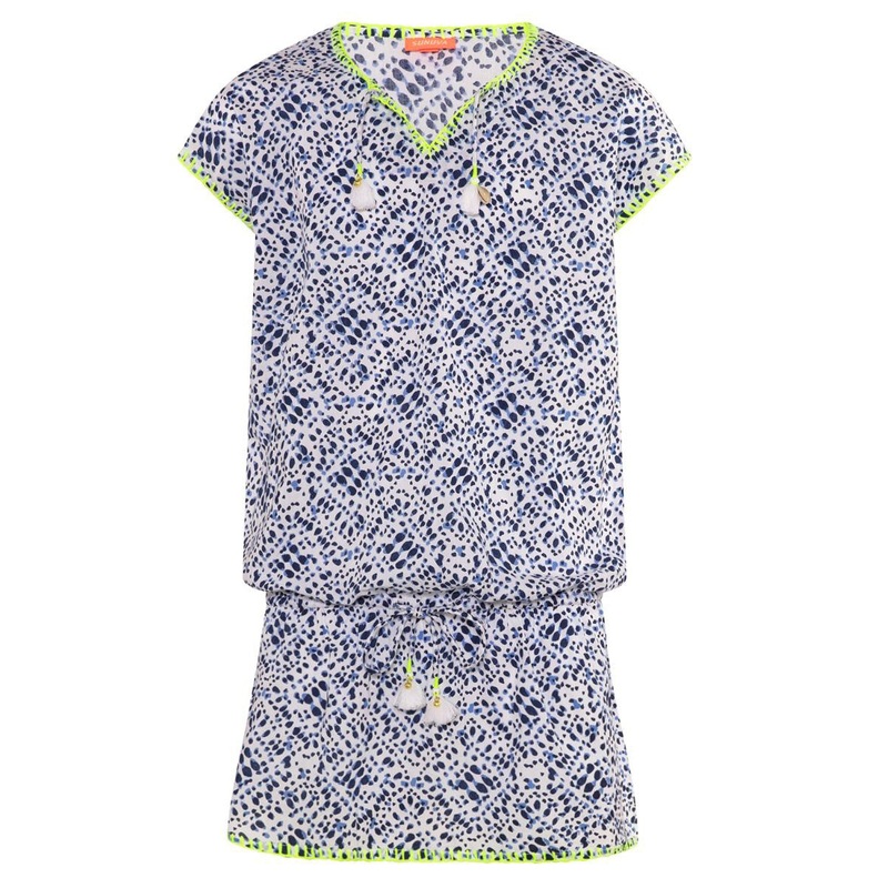 Sunuva Youth Girls Kaftan Dress Blue