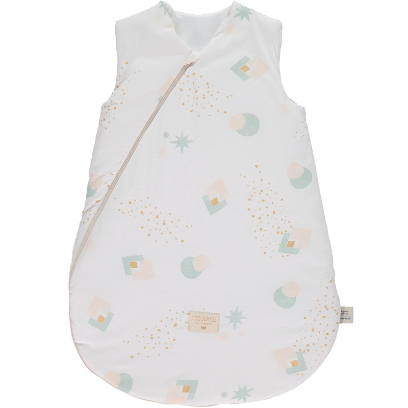 nobodinoz Cocoon Sleeping Bag Aqua Eclipse/ White