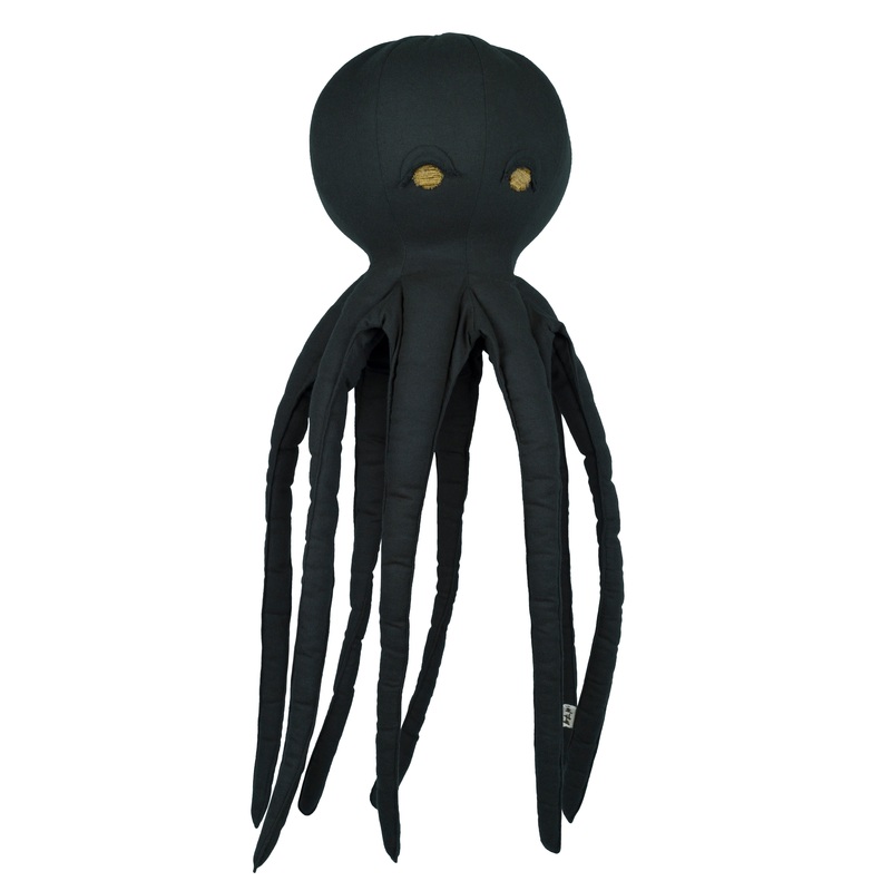 Numero 74 Freddy Octopus Cushion Dark Grey