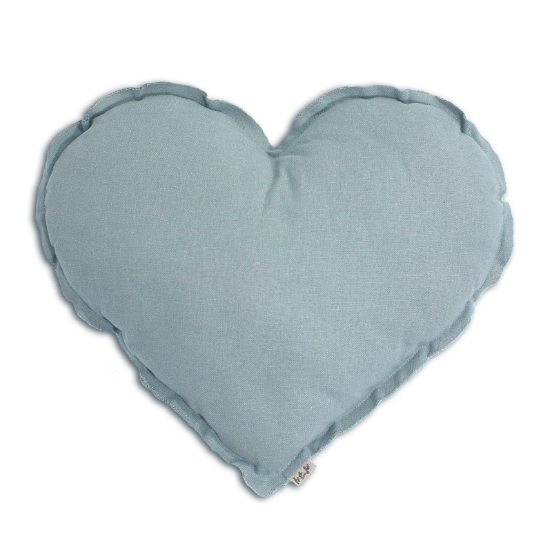 Numero 74 Heart Cushion Medium Sweet Blue