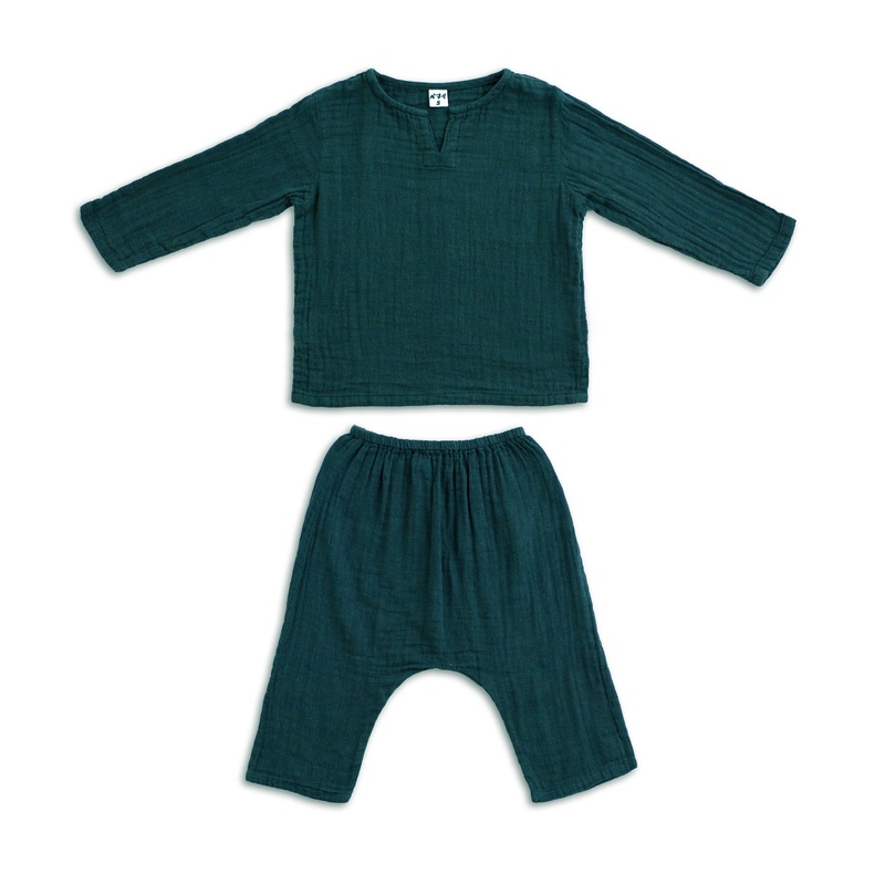 Numero 74 Zac Suit Teal Blue