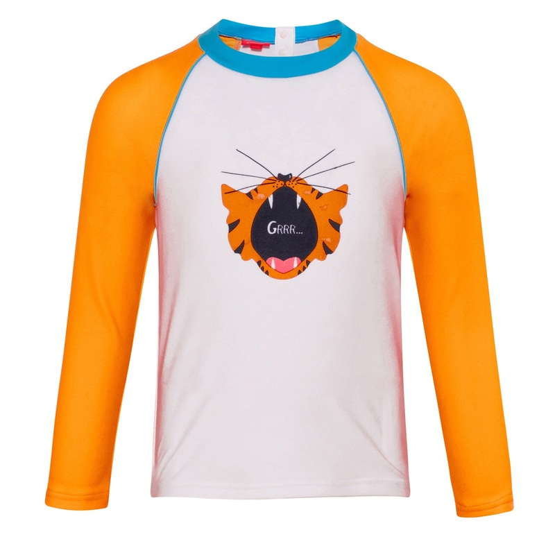 Sunuva Baby Boys L/S Raglan Rash White