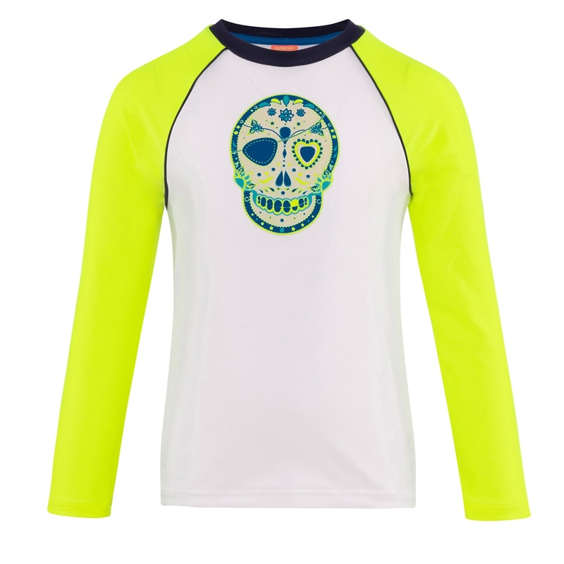Sunuva Boys L/S Raglan Rash White