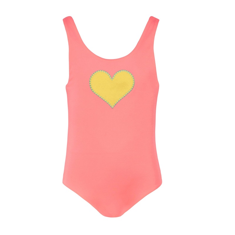 Sunuva Girls Tie-Back Swimsuit Sherbert Pink