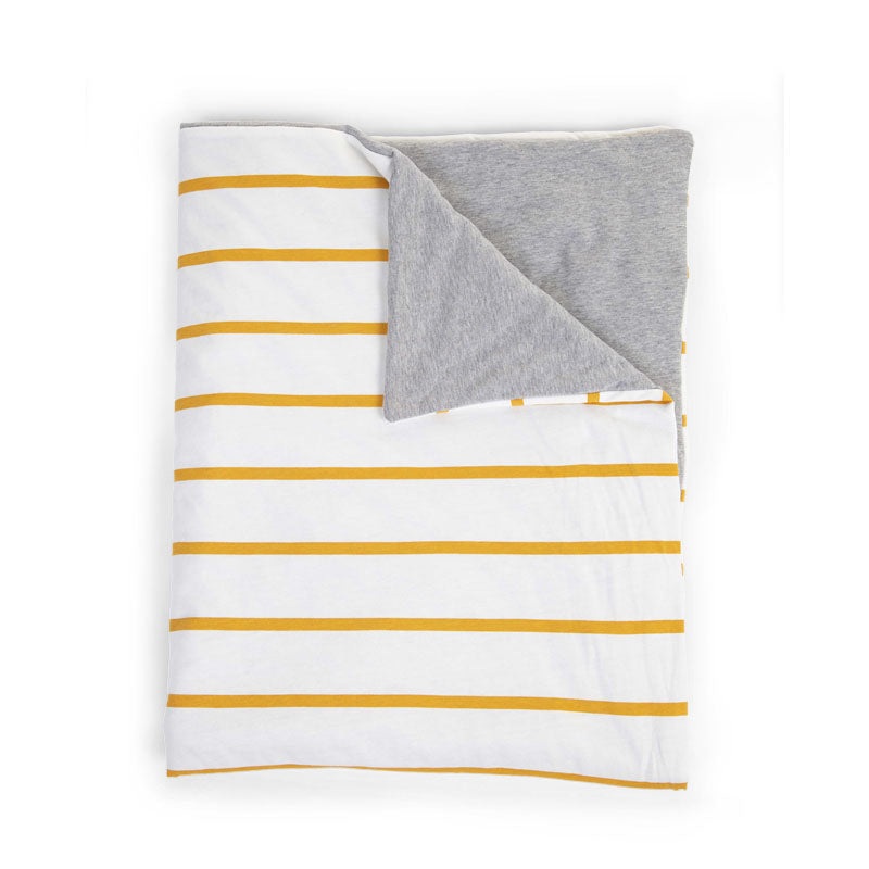 Childhome Blanket Jersey Ochre Stripes