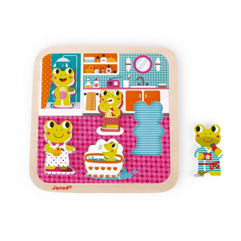 Janod Bathroom Chunky Puzzle