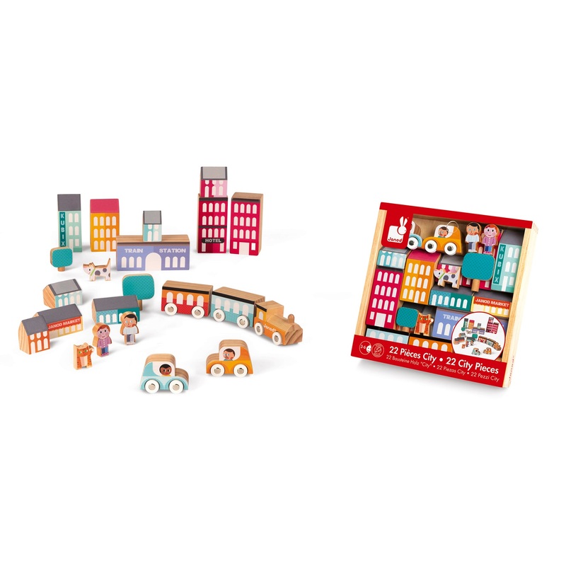 Janod Kubix 22 City Pieces