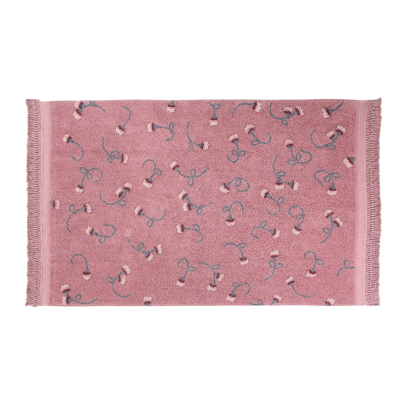 Lorena Canals English Garden Ash Rose Machine Washable Cotton Rug (Online Exclusive)