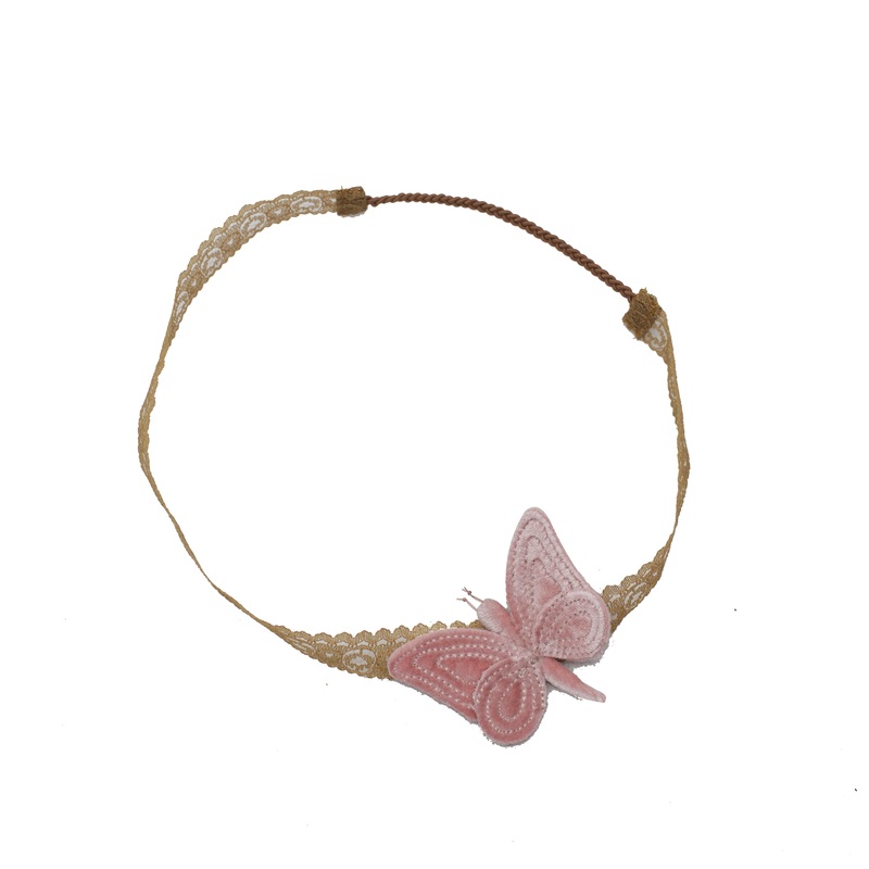 Numero 74 Butterfly Headband Dusty Pink