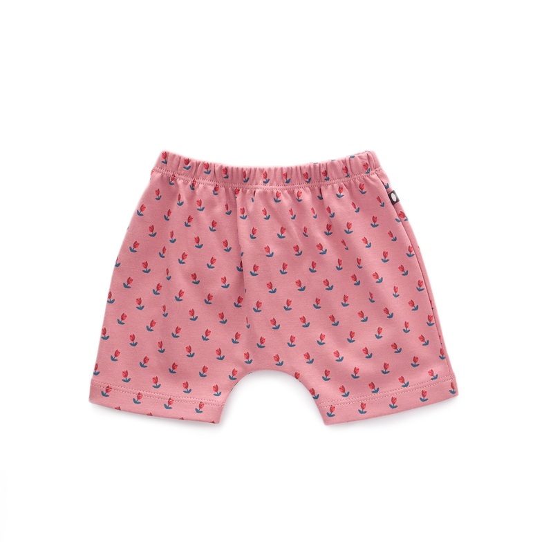 Oeuf Baby Shorts Dark Pink/Tulips