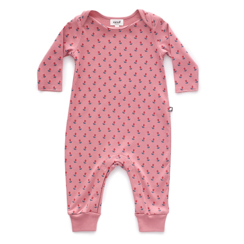 Oeuf Jumper Dark Pink/Tulips