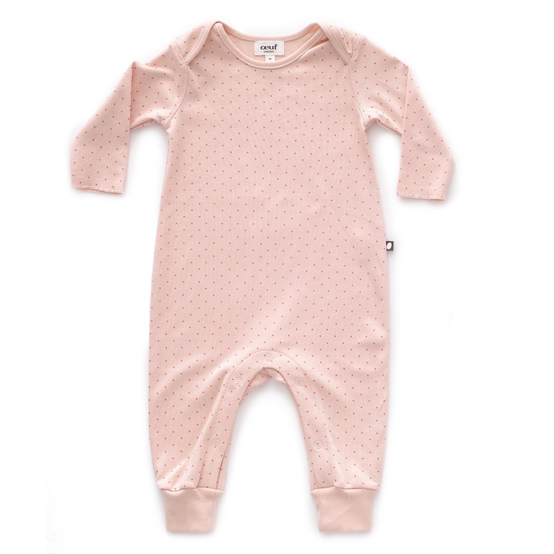 Oeuf Jumper Light Pink/Rust Dots