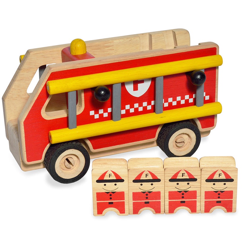 Bass & Bass Firetruck Camion De Pompiers Acrobates