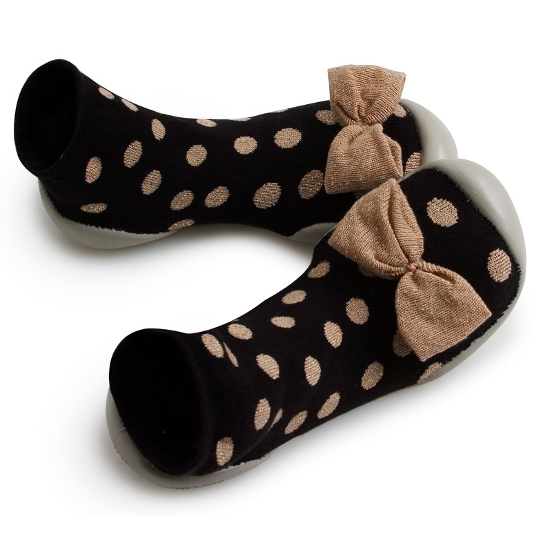 collgien Customise Disco Gold Viva Sock Slippers