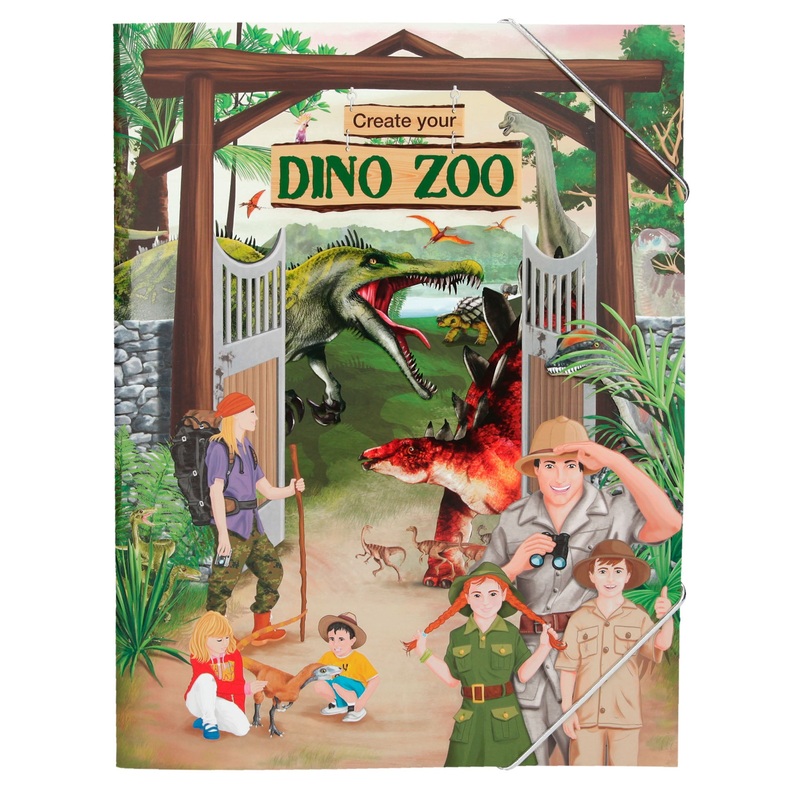 Depesche Create Your Dino Zoo Colouring Book