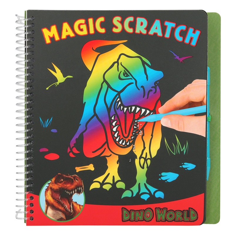 Depesche Dino World Magic Scratch Book
