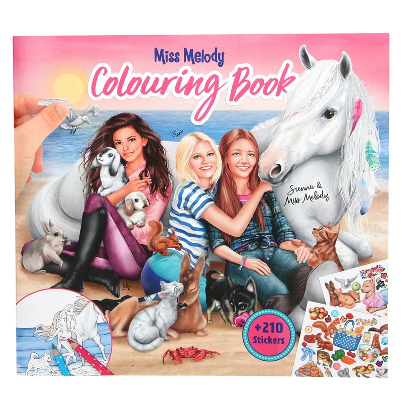Depesche Miss Melody Colouring Book with Animal