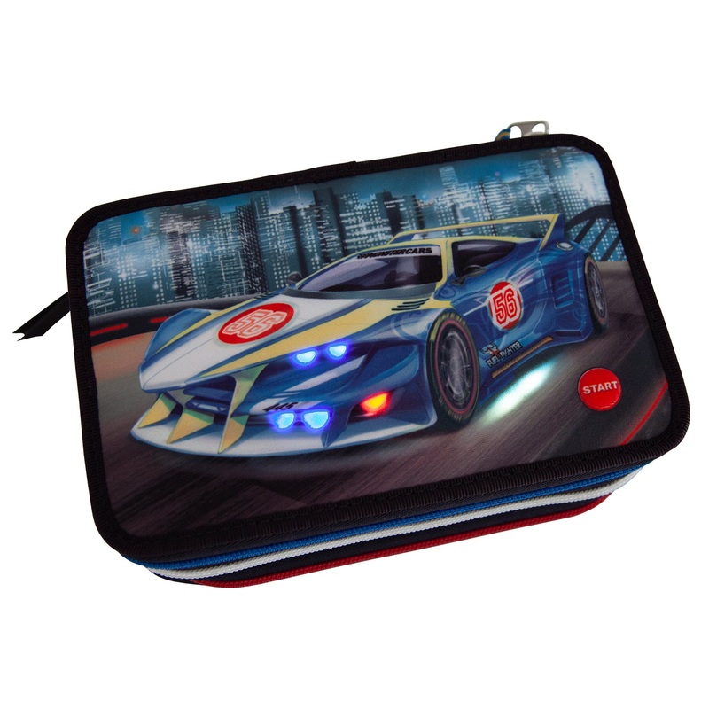 Depesche Monster Cars Filled Triple Pencil Case