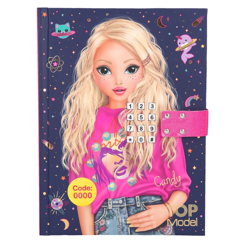 Depesche Topmodel Diary with Code and Sound Blue