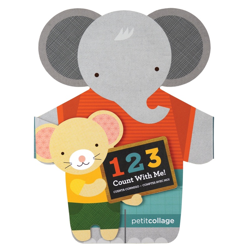 Petit Collage Board Book - 123