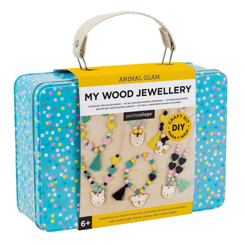 Petit Collage DIY Craft Kit - My Wooden Jewelery Box