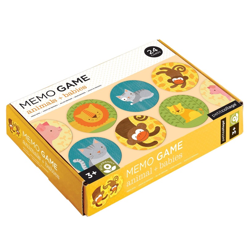 Petit Collage Memory Game - Animals + Babies