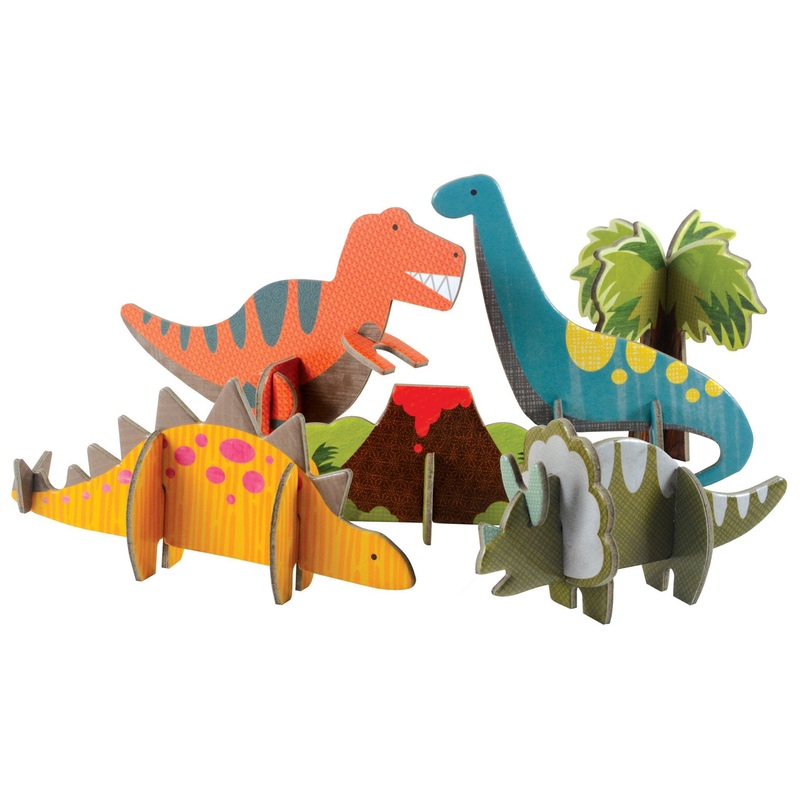 Petit Collage Pop-Out - Dino