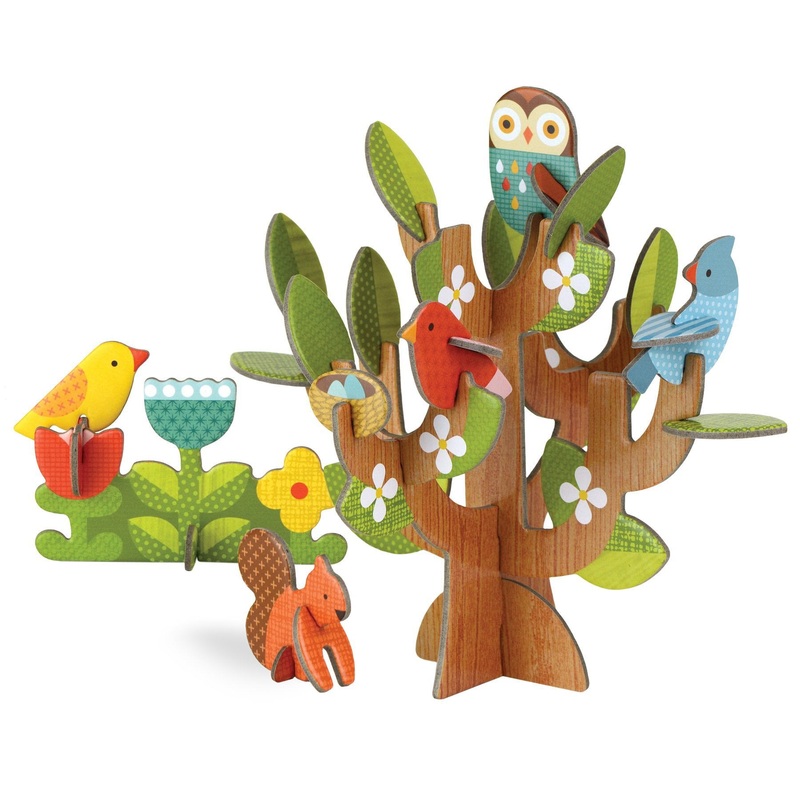 Petit Collage Pop-Out - Tree