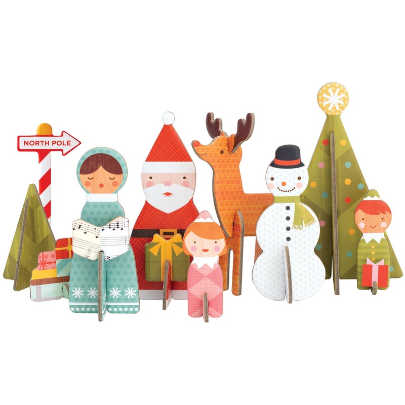 Petit Collage Pop-Out - Xmas
