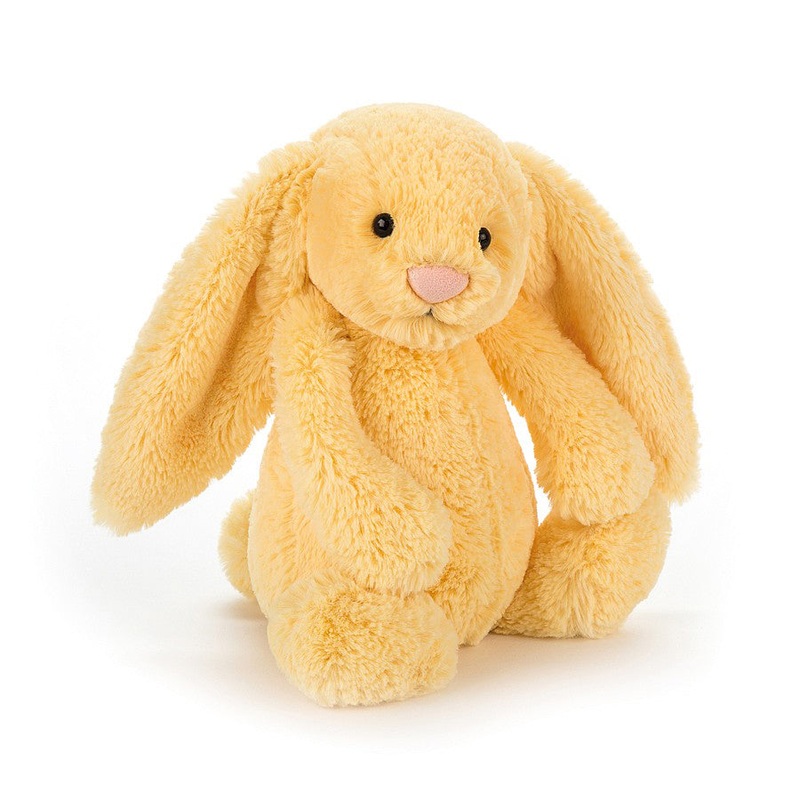Jellycat Bashful Lemon Bunny - Personalisation Available