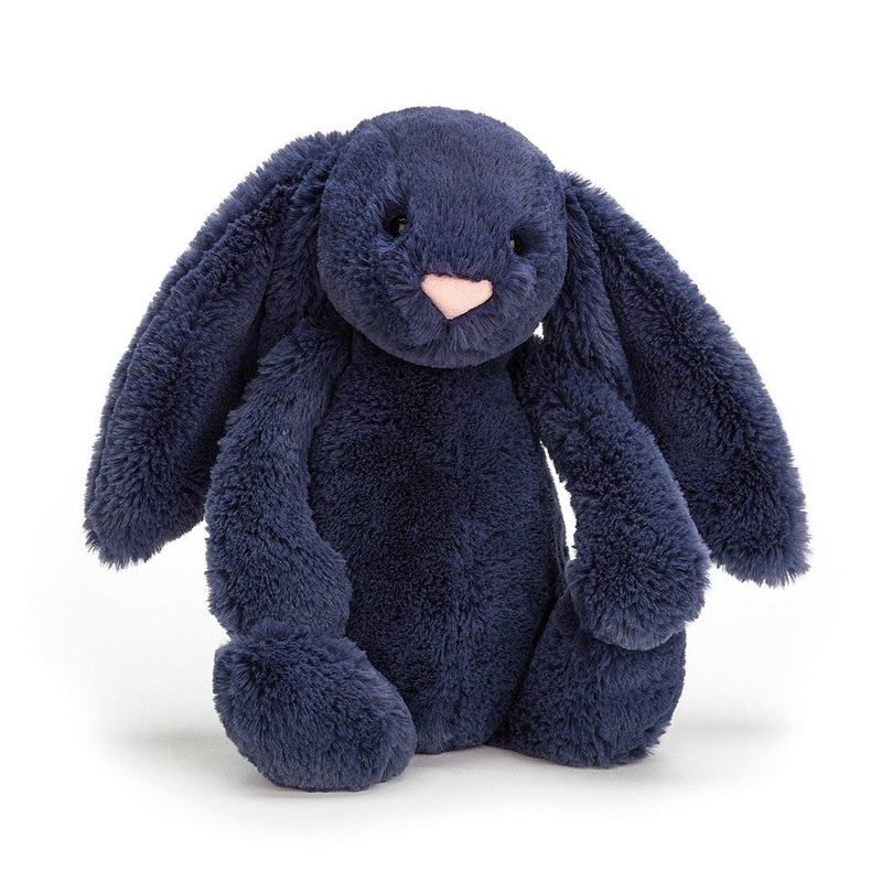 Jellycat Bashful Navy Bunny - Personalisation Available