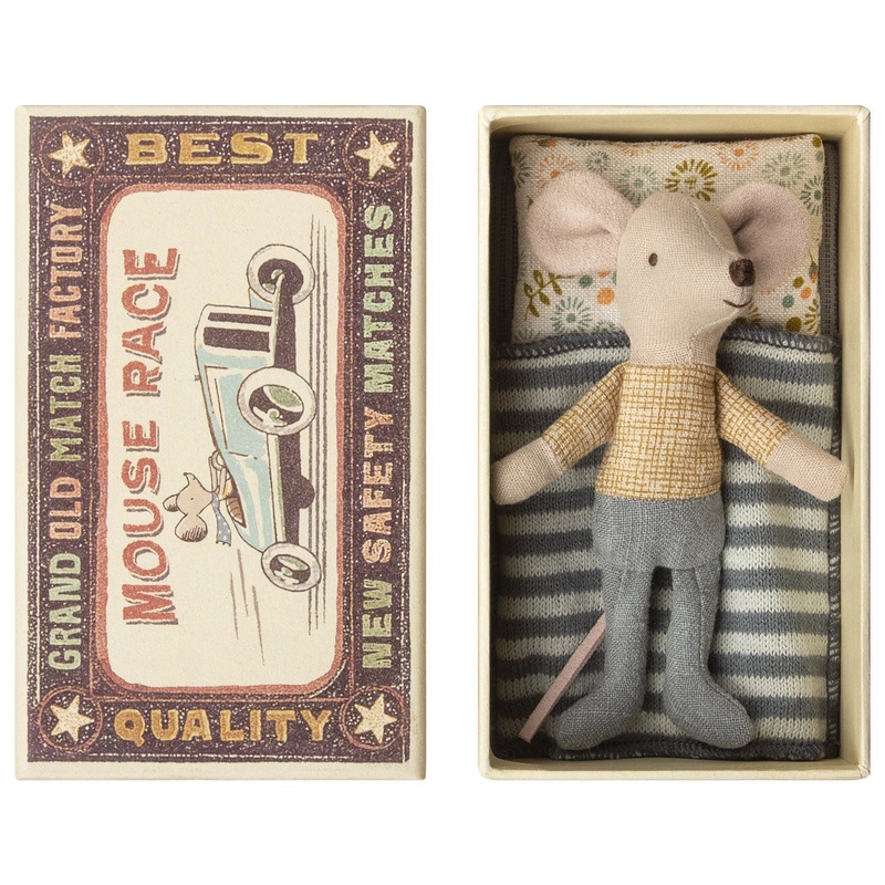 Maileg Little Brother Mouse In Box