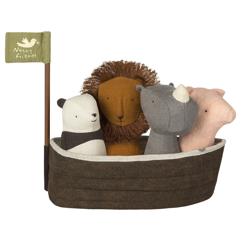 Maileg Noahs Ark with 4 Rattles