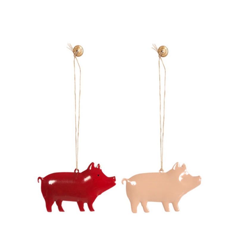 Maileg Ornament Pig Metal